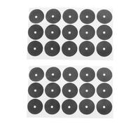 HOLIDYOYO Marcadores Adhesivos Negros para Mesa de Billar, 2 Piezas para Puntos de Snooker y Billar Americano, Accesorios para Mesas de Juego