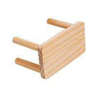 HOLIDYOYO Mesa del Dorado Plataforma De Madera para Hámster Plataforma De Escalada para Jaula Accesorio para Mascotas