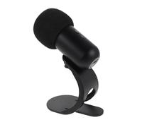 HOLIDYOYO Micrófono de Condensador USB con Cable para Karaoke y Streaming, Botón de Silencio Rápido, Compatible con PC y Portátil, Micrófono de Pie para Grabación y Podcast Negro