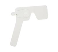 HOLIDYOYO Ocular Diseño Portátil y Cómodo Oclusor de Plástico Blanco para Prueba de Astigmatismo Adecuado para Uso Escolar y Familiar en Niños