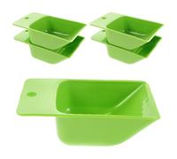HOLIDYOYO Pala para Grava de Pecera 5 Piezas Color Verde Limpiador de Arena Multiusos Mango Ergonómico Herramienta para Mantenimiento y Limpieza de Sustrato en Acuarios y Piscinas
