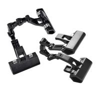 HOLIDYOYO Pinzas para Tablero de Dibujo de Doble Cabeza 2 Unidades Clip Ajustable de Cuello de Cisne Flexible Soporte para Fotos y Papeles Abrazadera para Caballete Adecuado para Estudio