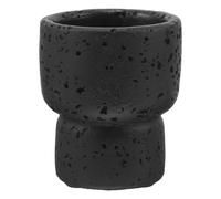 HOLIDYOYO Portacerillas de hormigón: Portacerillas decorativo de travertino - Caja de cerillas de 8,1 x 7,9 x 7,9 cm para velas de chimenea - Decoración del hogar y el baño