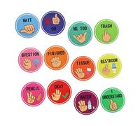 HOLIDYOYO Pósteres de para Aula de Comunicación No Verbal para Estudiantes Herramienta Visual para Educación Infantil y Decoración para Tableros de Anuncios el Aula