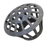 HOLIDYOYO Protector de Canalón de Fundición Redondo de 75 Mm, Rejilla Antiobstrucción para Canaletas, Cubierta para Bajantes de Lluvia, Sistema de Protección Eficaz para Color Aleatorio