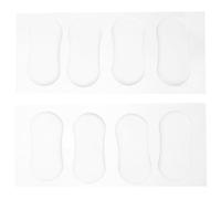 HOLIDYOYO Protectores para Asiento de Inodoro 8 Piezas, Espaciadores Adhesivos Antideslizantes de Pu Transparentes 4,4 X 2 Cm, Amortiguadores Silenciosos para Tapa y Bidé, Accesorios