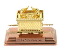 HOLIDYOYO Réplica De La Estatua Religiosa del Arca De La Alianza Estatuilla De Mesa del Arca De La Alianza 11Cm Testimonio Judío Sagrado Mini Caja De Baratijas De Arte Judaica De