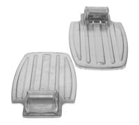 HOLIDYOYO Reposapiés de Hierro Resistente para Silla de Ruedas Par de Pedales Robustos y Anchos Accesorios Aplicables para Movilidad en Hospitales Residencias y Uso Doméstico