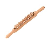 HOLIDYOYO Rodillo para Masaje Manual de Fascia en Madera Beige, Palo de Masaje para Ejercicio Muscular y Reducción de Fatiga, Adecuado para Cintura y Tejido de Atletas y Bailarines