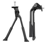 HOLIDYOYO Soporte Ajustable para Bicicleta de Aluminio con Doble Pata Caballete Plegable para Parking de Bicicletas de Montaña y Carretera Soporte Estable y Resistente