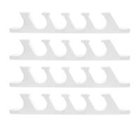 HOLIDYOYO Soporte de Ajuste Multiposición de Plástico para Tumbona Plegable Hebilla de 5 Posiciones 4 Piezas para Muebles de Exterior Camping y Jardín