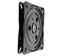 HOLIDYOYO Soporte Giratorio Cuadrado de Hierro Negro 15 MM Grosor 15 CM Base Giratoria para Taburete de Bar Rodamiento Placa Giratoria para Muebles Repuesto para Sillas y Taburetes Uso