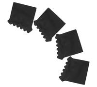 HOLIDYOYO Tapas de Goma Antideslizantes para Patas de Escalera de Mano, Repuesto Resistente y Duradero, 4 Piezas para Escaleras Plegables Tijera, Protección Segura para Uso Doméstico