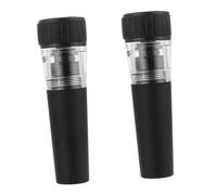 HOLIDYOYO Tapón para Vino Profesional Bomba De Vacío Integrado, Tamaño Grande, Silicona Duradera, para Conservación De Vino y Bebidas, Pack De 2 Unidades, Uso Doméstico y Fiestas