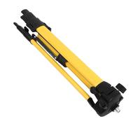 HOLIDYOYO Trípode para Nivel de Burbuja de 12 M Soporte de Gradiente Amarillo con Varillas de Nailon y Estructura de Acero Portacalibres Resistente para Medición y Nivelación Profesional