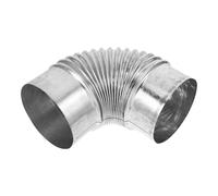 HOLIDYOYO Tubo de Chimenea de Acero Inoxidable 100 MM Codo para Estufa de Leña Accesorio para Sistema de Escape Conducto de Humos Resistente al Calor Compatible Estufas de Camping