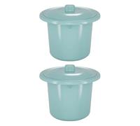 HOLIDYOYO Urinario Portátil para Adultos Tapa, Ligero Plástico Duradero, Adecuado para Viajes y Uso en Casa, Paquete de 2 Piezas Color Aleatorio