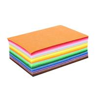 Holigie 10x15cm 80Pcs Felt Cloth Fabric, DIY Craft Decorative Material for Home Sewing School Project for Kids DIY Sewing Crafts Patchwork School Projects Decoration