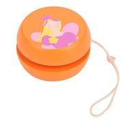 Holigie Educational Wooden yo yo, Entrenador de coordinación Ocular de Mano Segura y no Duradera Adecuada para Que los niños jueguen y también se Pueden Usar como un Hermoso para (Orange Prinzessin)