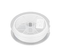 Holigie Fly Fishing Backing Line,20lb 50m Polyester Unwaxed Prep Line Cup Filler Wrestling Line Fishing Parts For Trout, Bass and Freshwater Fish (White)