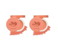 Holika Holika Jelly Dough Blusher - 4.2g - 01 Apricoot Jelly (2ea) Set