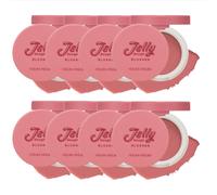 Holika Holika - Jelly Dough Blusher - 4.2g - 05 Rose Jelly (8ea) Set