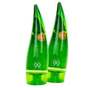 HOLIKA HOLIKA Pack de 2 Geles de Aloe Vera 99% Soothing Gel 250ml, Gel De Baño Calmante E Hidratante Aloe Vera 99%. Cuidado de la Piel, no daña. Todo tipo de pieles.