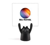 Holika - Soporte para notas de bruja india, diseño de gato negro