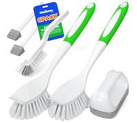 Holikme Paquete de 6 cepillos de limpieza de cocina, color verde