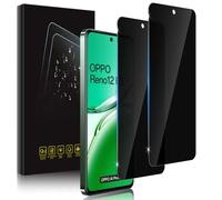 Holilo 2 Piezas para OPPO Reno 12 FS/12 F/13 FS/13F Protector de Pantalla Privacidad Anti Espía Cristal Templado, 9H Dureza Privacy Vidrio Película HD Vidrio Templado Anti-Arañazos