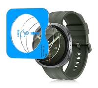 Holilo 3 Piezas Protector Pantalla para Samsung Galaxy Watch 9 44MM, Anti-Arañazos 9H Dureza Cristal Templado Anti-Huella Sin Burbujas Cobertura Película Protectora de Cobertura