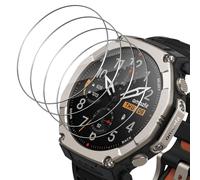 Holilo 4 Piezas Protector Pantalla para （D42） Amazfit Active 3 45mm, Anti-Arañazos 9H Dureza Cristal Templado Anti-Huella Sin Burbujas Cobertura Película Protectora de Cobertura