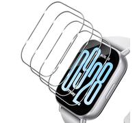 Holilo 4 Piezas Protector Pantalla para Xiaomi Redmi Watch 5 Active, Anti-Arañazos 9H Dureza Cristal Templado Anti-Huella Sin Burbujas Cobertura Película Protectora de Cobertura
