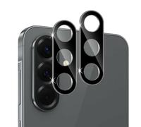 Holilo Cámara Trasera Lente Protector de Lente de Cámara per Samsung Galaxy A56 5G, [2 Piezas] Cristal Templado Protector de Cámara HD Anti Rasguños -Negro