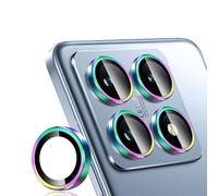 Holilo Cámara Trasera Lente Protector de Lente de Cámara per Xiaomi 14T Pro 5G, Cristal Templado Protector de Cámara HD Anti Rasguños -Arcoiris