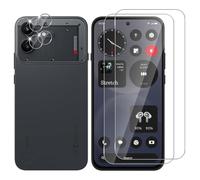 Holilo Cristal Templado Para Nothing Phone 4B Protector de Pantalla + Protector cámara [2+2 Piezas],9H Dureza HD Vidrio Templado Anti-Arañazos Protector