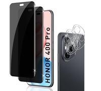 Holilo Para Honor 400 Pro Protector de Pantalla Privacidad +Protector cámara Cristal Templado 【2+2 Piezas】,Anti Espía Privacy Vidrio Película HD Vidrio Templado Anti-Arañazos