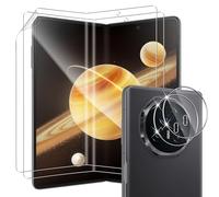 Holilo Para Honor Magic V3 5G [2+2 Piezas] TPU Flexible Protector de Pantalla + Protector cámara Cristal Templado,9H Dureza HD Vidrio Templado Anti-Arañazos Sin Burbujas Glass