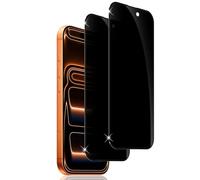 Holilo Para iPhone 17 Pro MAX Protector de Pantalla Privacidad Cristal Templado 【2 Piezas】,Anti Espía Privacy Vidrio Película HD Vidrio Templado Anti-Arañazos
