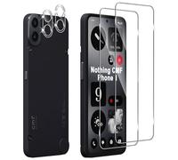 Holilo para Nothing Phone CMF Phone 1 Protector de Pantalla Cristal Templado + Protector cámara,[2+2 Piezas] 9H Dureza Vidrio Templado Anti-Arañazos Sin Burbujas Glass Protector