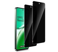 Holilo para OPPO Reno 12 FS/12 F/13 FS/13F Protector de Pantalla Privacidad Anti Espía Cristal Templado - 2 Piezas, 9H Dureza Privacy Vidrio Película HD Vidrio Templado Anti-Arañazos