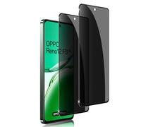 Holilo Para OPPO Reno 12 FS/Reno 12 F 5G/Reno 12 F 4G Protector de Pantalla Privacidad Cristal Templado 【2 Piezas】,Anti Espía Privacy Vidrio Película HD Vidrio Templado Anti-Arañazos