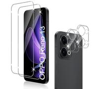Holilo Para OPPO Reno 13 5G [2+2 Piezas] Protector de Pantalla Cristal Templado + Protector cámara, 9H Dureza HD Vidrio Templado Anti-Arañazos Sin Burbujas Glass Screen Protector