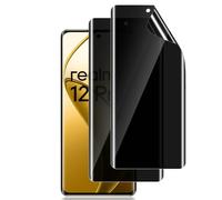 Holilo Para Realme 12 Pro/Realme 12 Pro Plus 5G 【2 Piezas】TPU Flexible Protector de pantalla Privacidad Cristal Templado,Anti Espía 9H Dureza Privacy Screen Película HD Anti-Arañazos Screen Protector