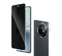 Holilo para Realme 14 Pro 5G Protector de Pantalla Privacidad + Protector cámara Cristal Templado, 【1+1】 Piezas Anti Espía Privacy Vidrio Película HD Vidrio Templado Anti-Arañazos