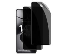 Holilo Para Xiaomi 14T/14T Pro 5G 【2 Piezas】 TPU Flexible Protector de Pantalla Privacidad Cristal Templado,Anti Espía 9H Dureza Privacy Screen Película HD Anti-Arañazos Screen Protector