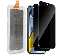 Holilo para Xiaomi Poco F8 Ultra Protector de Pantalla Privacidad [Instalación Automática] Anti-Spy Cristal Vidrio Templado, 2 Piezas 9H Antiespía Anti-Arañazos Sin Burbujas Fácil instalación