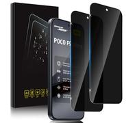 Holilo para Xiaomi Poco F9 Ultra Protector de Pantalla Privacidad Cristal | Anti Espía Cristal Templado Privacy Vidrio Templado Película 9H Dureza HD Anti-Arañazos -2 Piezas