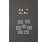 Holistic Daily Planner - 365 Pages | 6 x 9 in | 1 Page per Day | Schedule, Priorities, Mood, Meals, Fitness & Self-Care | Gray Fabric Cover: A ... tracking to wellness, meals and emotions.