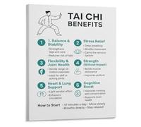 Holistic Health Poster Tai Chi Balance Art